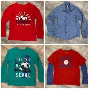 Bundle of long sleeve shirts